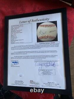 Hank Aaron Autographed Official Rawlings Baseball Signed with JSA LOA ZZ25616