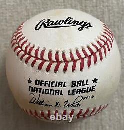 Hank Aaron Braves Official National League Autographed Baseball JSA LOA