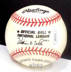 Hank Aaron HOF Signed Autogragh Official National League Baseball JSA? LOA NICE
