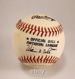 Hank Aaron Official National League Baseball Signed Autograph MLB Wm. D. White