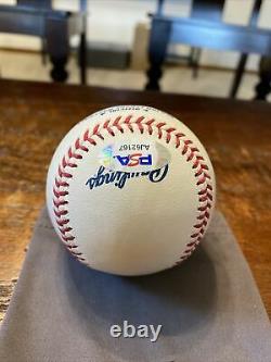 Hank Aaron Signed Official Major League Baseball Atlanta Braves Psa Dna Coa