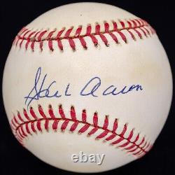 Hank Aaron Signed Official National League Baseball JSA LOA #YY77347