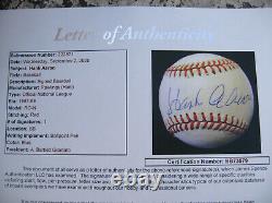 Hank Aaron Single Signed Official Major League Baseball Autographed JSA Cert