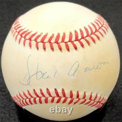 Hank Aaron signed Official National League ONL Baseball autograph Beckett BAS