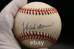Hank Aaron signed autographed baseball official national league baseball? HOF