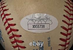 JOE DIMAGGIO Autographed Official American League Baseball Bobby Brown JSA/LOA