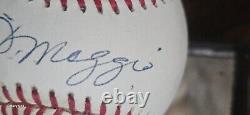 JOE DiMAGGIO Autographed Official American League Baseball New York Yankees