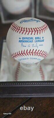 JOE DiMAGGIO Autographed Official American League Baseball New York Yankees