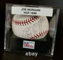 JOE MORGAN Signed Official Major League Baseball HOF 90 PSA 9.5