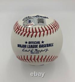 JP FRANCE signed/autographed Official Rawlings Major League Baseball MLB BAS W