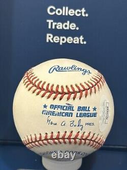 JSA Andy Pettitte Signed Rawlings Official American League Baseball withcert