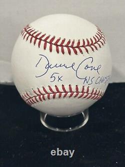 JSA David Cone Signed Official Major League Baseball withInscr. 5 x WS Champs