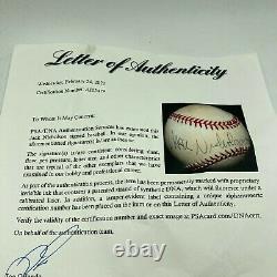 Jack Nicholson Signed Official American League Baseball PSA DNA COA Movie Star