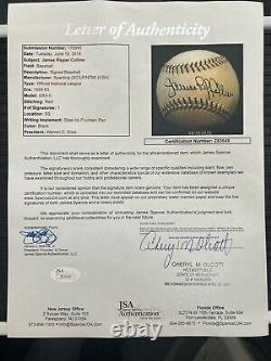 James Rip Collins Single Signed Official National League Baseball JSA COA RARE