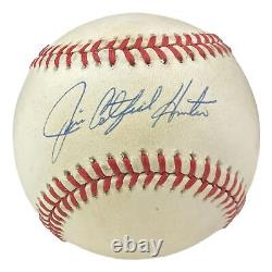 Jim Catfish Hunter Yankees Signed Official American League Baseball BAS BH080178