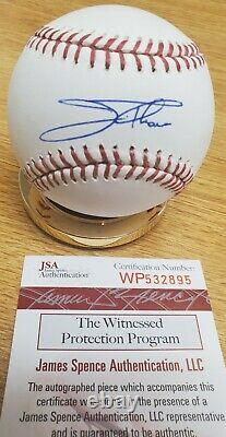 Jim Thome Autographed Official Major League Baseball with JSA COA