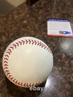 Jim Thome Autographed Signed Official National League Baseball W Psa/ Coa