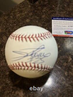 Jim Thome Autographed Signed Official National League Baseball W Psa/ Coa