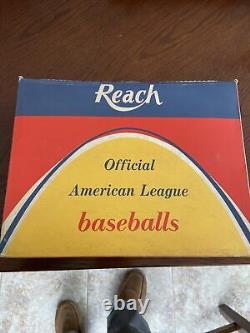 Joe Cronin 1960-69 Reach Official American League Baseballs Dozen with Box Rare