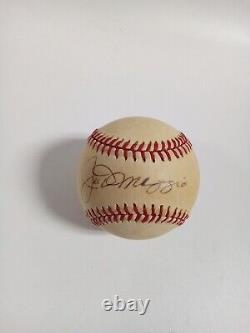 Joe DiMaggio 1980 Signed Rawlings Baseball Official American League JSA