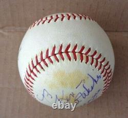 Joe DiMaggio Autographed Baseball Official American League Ball 5-5-69