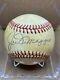 Joe DiMaggio Autographed Baseball on Official Rawlings American League Baseball
