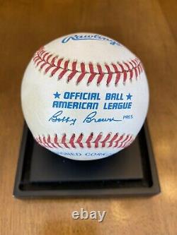 Joe DiMaggio Signed Autographed Official American League Baseball Yankees