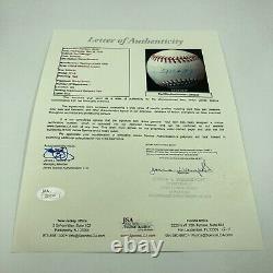 Joe DiMaggio Signed Official American League Baseball NY Yankees JSA COA