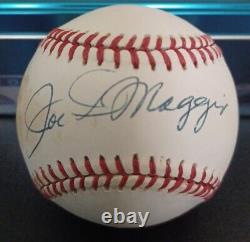 Joe DiMaggio Signed Official Rawlings American League Baseball COA
