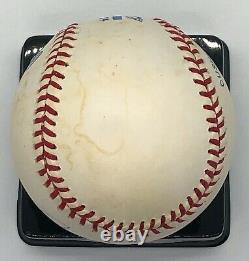 Joe DiMaggio Signed Rawlings B. Brown Official American League Baseball Full PSA