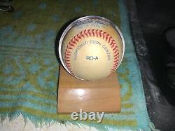 Joe Dimaggio Autographed Official American League Baseball HOF 55 NY Yankees