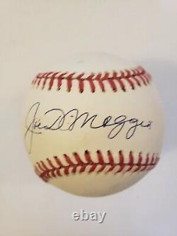 Joe Dimaggio Autographed Rowlings Official American League BaseballFull JSA LOA