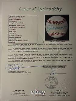 Joe Dimaggio Jsa Signed Official American League Baseball Autograph #y53298