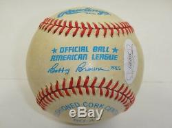 Joe Dimaggio Jsa Signed Official American League Baseball Autographed #x02987