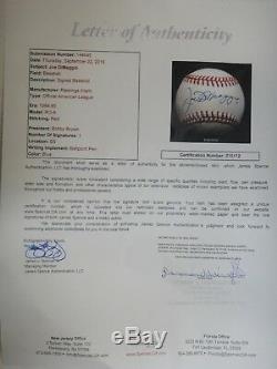 Joe Dimaggio Jsa Signed Official American League Baseball Autographed #z15172