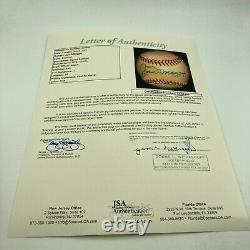 Joe Dimaggio Signed Autographed Official League Baseball With JSA COA