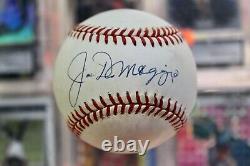 Joe Dimaggio Signed Official American League Baseball Auto Jsa Coa -ny Yankees