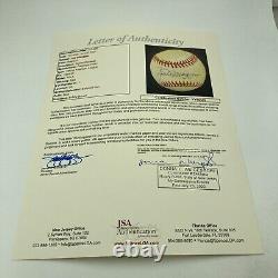 Joe Dimaggio Signed Official American League Baseball JSA COA