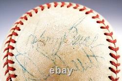 Johnny Bench Al Michaels +1 Autographed Official National League Baseball MLB