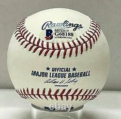 Jon Lester Signed Official Major League Baseball Beckett BAS G68188 Cubs