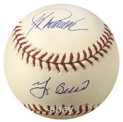 Jorge Posada & Yogi Berra Autographed Official Major League Baseball (Steiner)