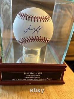 Jose Altuve Autographed Official Major League Baseball Steiners