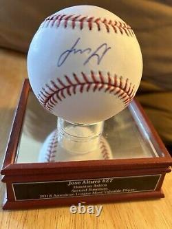 Jose Altuve Autographed Official Major League Baseball Steiners