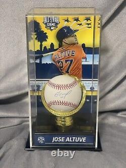 Jose Altuve Houston Astros Signed Official Major League Baseball with Case