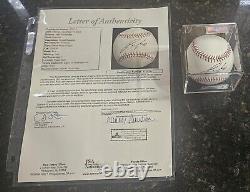 Jose Fernandez Signed Official Major League Baseball Autograph Auto JSA Letter