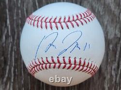 Jose Ramirez Signed Rawlings Official Major League Baseball Beckett QR Code