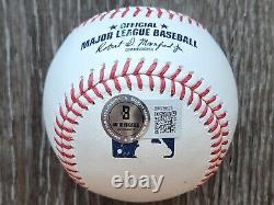 Jose Ramirez Signed Rawlings Official Major League Baseball Beckett QR Code