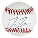 Jose Ramirez Signed Rawlings Official Major League Baseball (JSA)