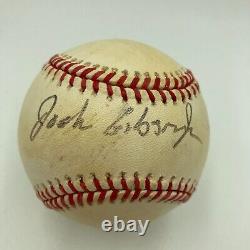 Josh Gibson Jr. Signed Official Major League Baseball Negro League Legend JSA