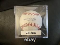 Juan Soto NY Yankees Signed autographed Official Major League Baseball JSA COA